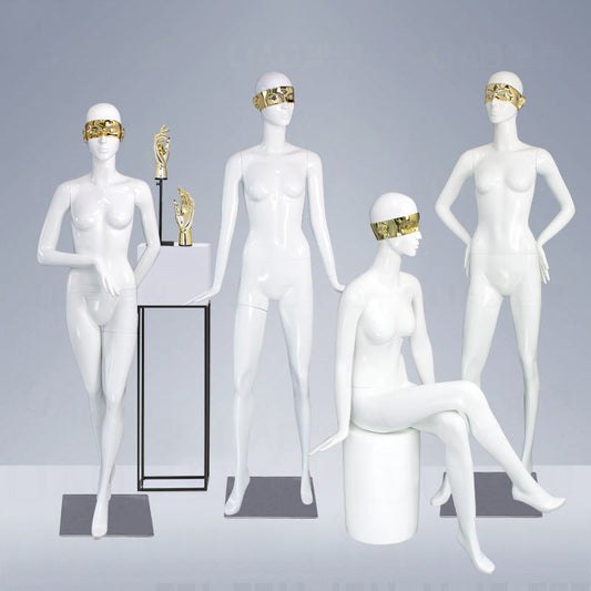 Senior Custom Face Female Dummy European Clothing Female Mannequins Full Body Display Window for Luxury Brand Direct Store