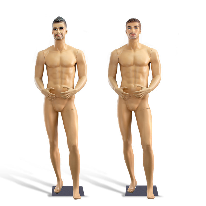 US Stock Hot Sale Male Plastic Mannequin Muscular Plus Size Fashion Mannequins Dummy for Clothes Boutique Display