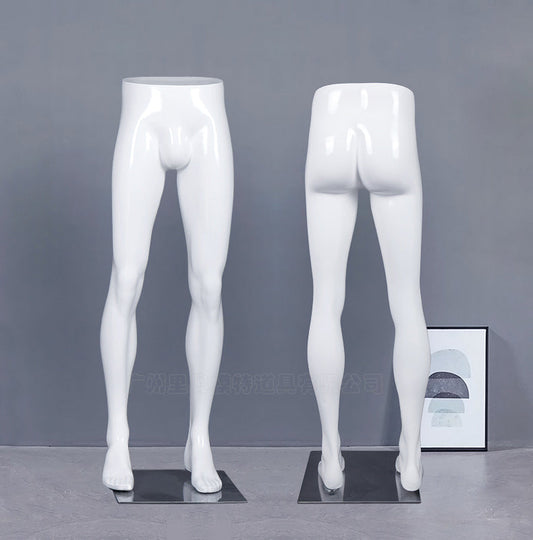 High Quality FiberglassMale Mannequin for Pants Display Hot Sale Half-Length Torso and Leg Lower Body Mannequin