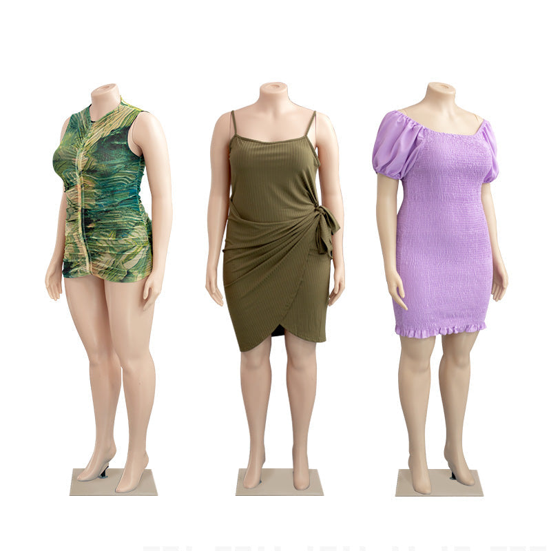 Big Breast and Big Ass Plastic Fat Woman Mannequin Lower Body Fat Dummy