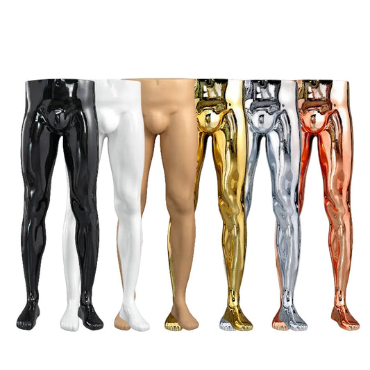 High Quality Half-Length Torso and Leg Lower Body Mannequin Cheap Plastic Male Mannequin for Pants Display Hot Sale