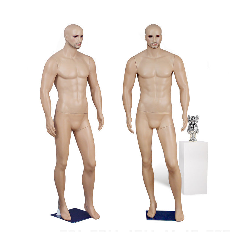 Skin Tone Adult Realistic Male Mannequin Plastic Men Model Boutique Fashion Display Manikins for Sale
