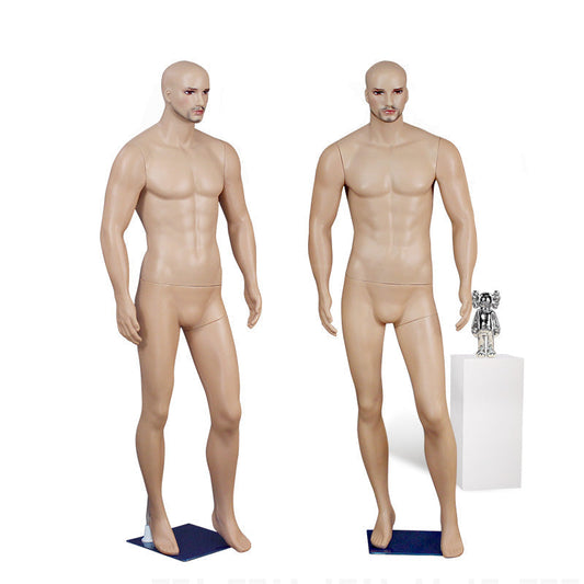 Skin Tone Adult Realistic Male Mannequin Plastic Men Model Boutique Fashion Display Manikins for Sale
