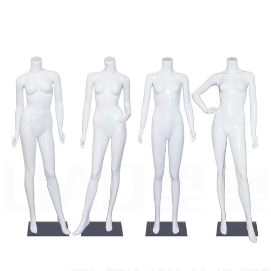 Female Fiberglass Full-body Headless Female Mannequin Clothes Shop Boutique Fashion Display Women Dummy