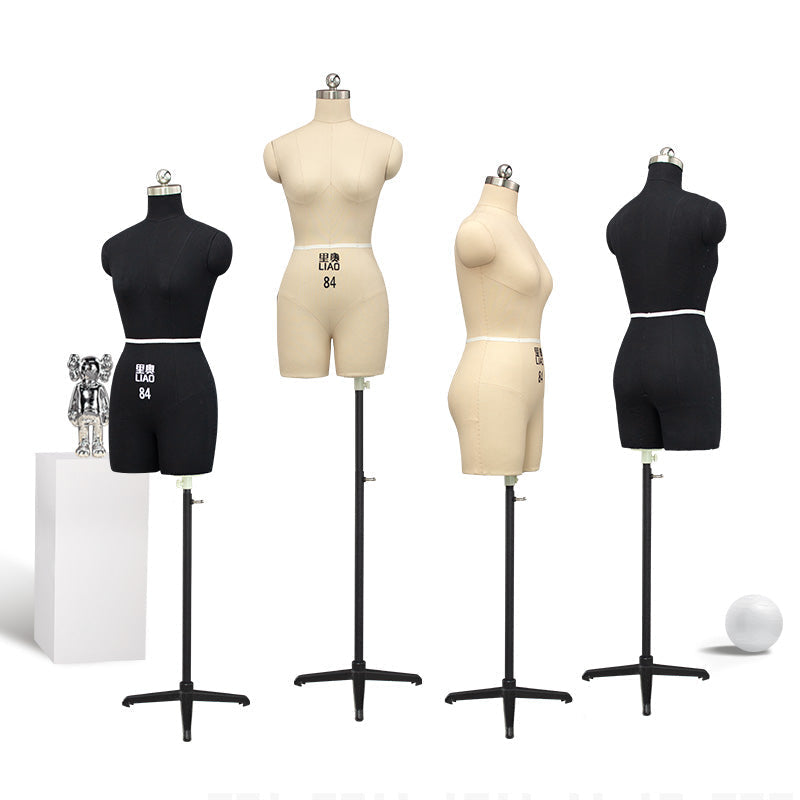 Soft Tailoring Female Mannequins Quality Sewing Half Body Female Torso Foam Mannequin Professional Pin Type Foam Women Dummy
