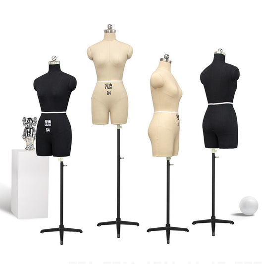 Soft Tailoring Female Mannequins Quality Sewing Half Body Female Torso Foam Mannequin Professional Pin Type Foam Women Dummy