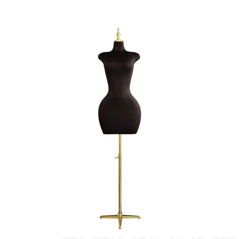 Plus size Velvet half body mannequin female Torso Big breasts big butts Upper Body Dress Form women clothes store