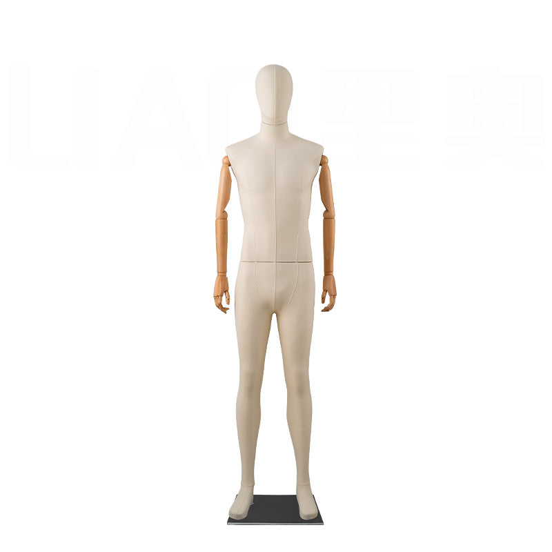 High-end men's full body fiberglass cloth model props men's clothing store display rack full body clothing model fake human body