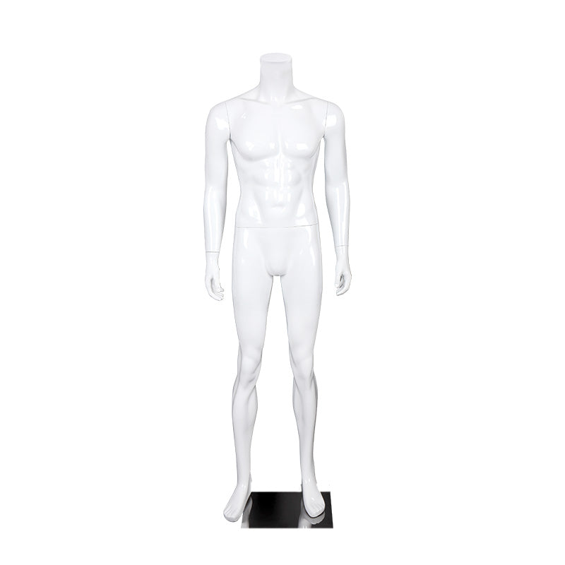 Headless Male Mannequin Fiberglass Men Dummy for Shop Display Clothes Garments